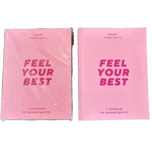 FEEL YOUR BEST LOT of 2 pcs/Journals from Ban do- A Workbook For Personal Growth